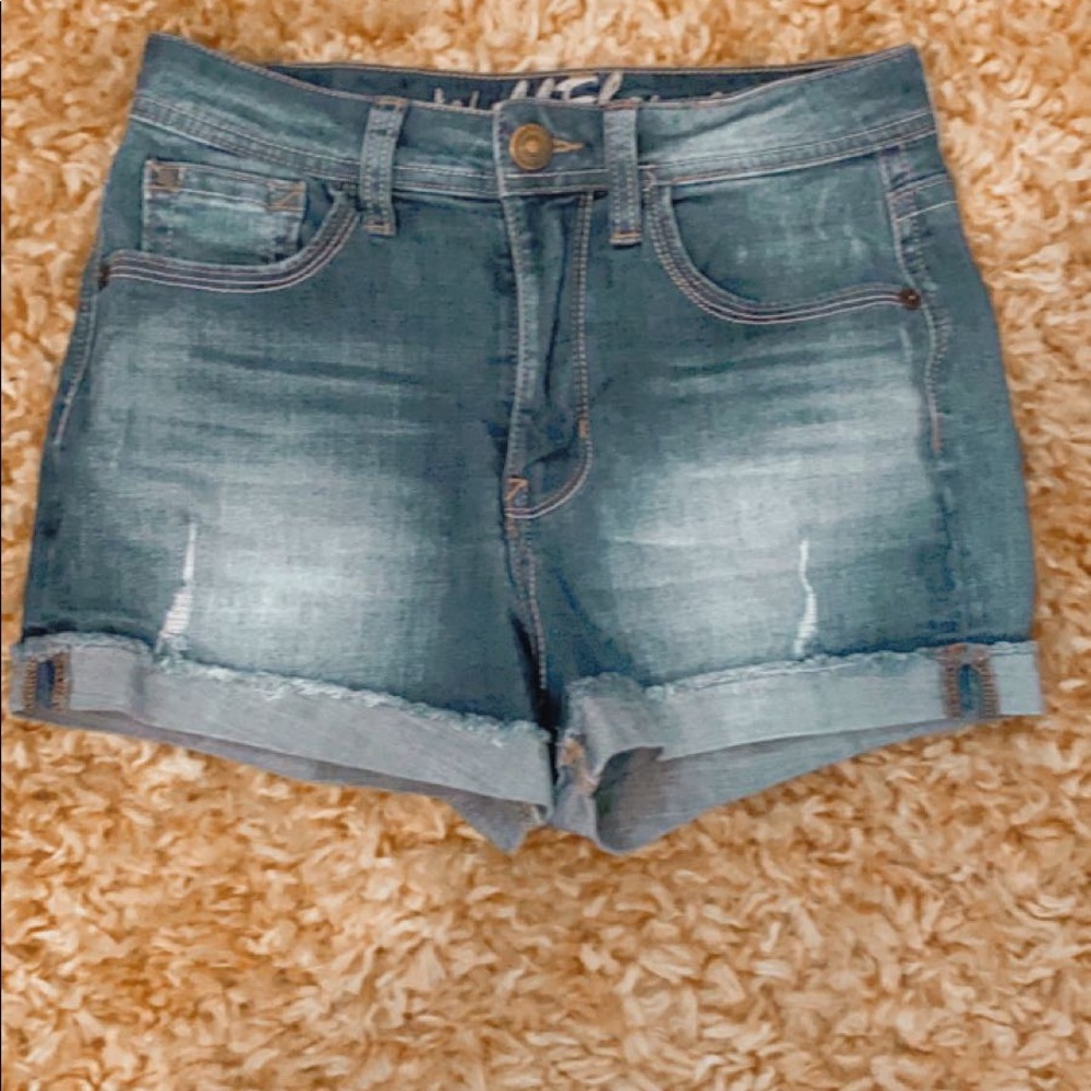 Denim shorts